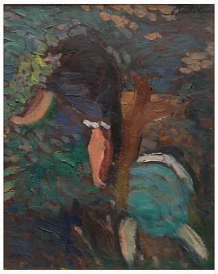 Luigi Bartolini (1892 - 1963) Donne che vendemmiano - Luigi Bartolini (1892 - 1963) Donne che 