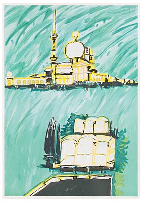 Remo Brindisi (1918 - 1996) Venezia - Remo Brindisi (1918 - 1996) Venezia Litografia su carta 65,6 