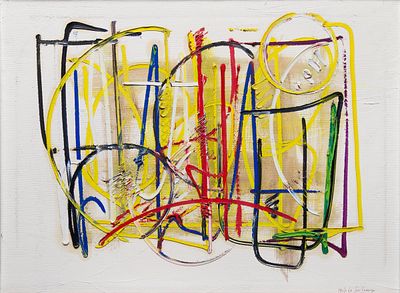 Paolo da San Lorenzo (1935) La musique des couleurs, 2001 Olio su tela 60 x 79,8 cm Firma: 