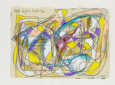 Paolo da San Lorenzo (1935) Informale, 1994 - Paolo da San Lorenzo (1935) Informale, 1994 Acrilico 