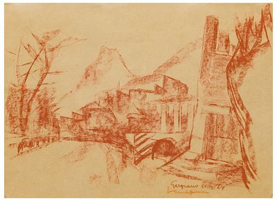 Lino Bianchi Barriviera (1906 - 1985) Gargnano, 1964 - Lino Bianchi Barriviera (1906 - 1985) 