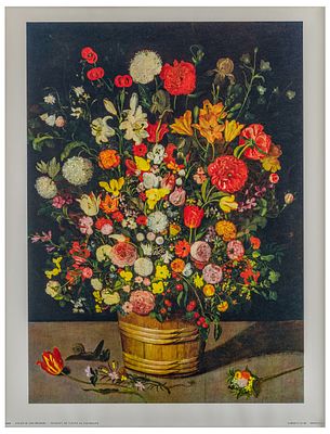 Jan Brueghel il Vecchio (1568 - 1625), da Bouquet de fleurs au colima&ccedil;on, 1964 - Jan 