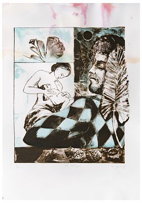 Roberto Moschini (1937 - 2023) La notizia, 1985 - Roberto Moschini (1937 - 2023) La notizia, 1985 