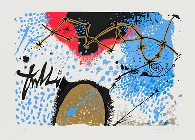 Wladimiro Tulli (1922 - 2003) Senza titolo - Wladimiro Tulli (1922 - 2003) Senza titolo Serigrafia 