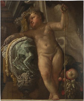 Giovanni Antonio Fumiani (1645 - 1710) Allegoria della pittura - Giovanni Antonio Fumiani (1645 - 