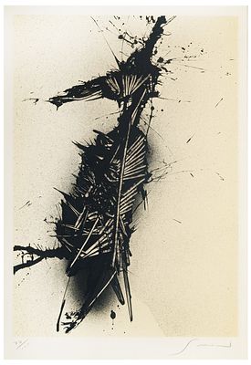 Emilio Scanavino (1922 - 1986) Composizione astratta - Emilio Scanavino (1922 - 1986) Composizione 