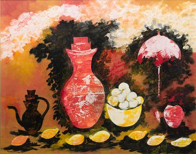 Jos&egrave; Guevara (1926 - 2010) Natura morta, 1990 - Jos&egrave; Guevara (1926 - 2010) Natura morta 