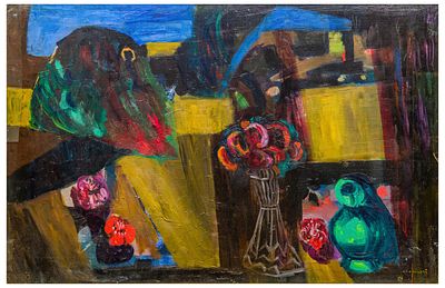 Bruno Cassinari (1912 - 1992) Composizione, 1963 - Bruno Cassinari (1912 - 1992) Composizione 