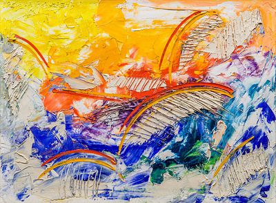 Paolo da San Lorenzo (1935) Landscape, 2005 - Paolo da San Lorenzo (1935) Landscape, 2005 Olio su 