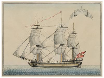 Autore non riconosciuto (XIX secolo) Nave “Il Cesare l’Augusto” - Autore non riconosciuto (XIX 