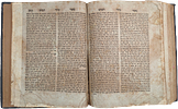 Ma'or Vashemesh on Torah, Vol. I, First Edition, Breslau 1842. Incomplete copy. 
Worn cover Image - 13