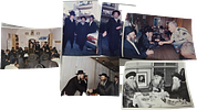 Large collection, 130 photos of Chassidic rabbanim, including the members of the Moetzes Image - 5