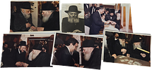 Chabad, collection of 260 photos of the Rebbe - visits to the Rebbe - Tanya printings - siyumei Image - 2