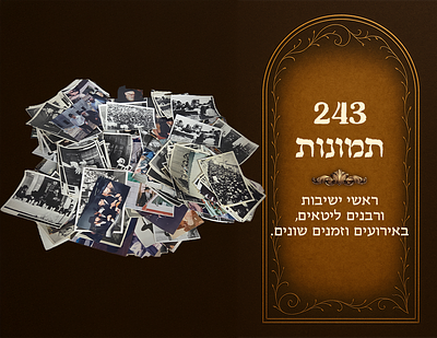 Collection of 243 photos of Litvish roshei yeshivah and rabbanim at various occasions and 