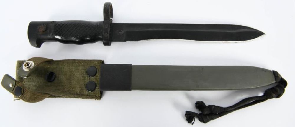 Lot 44: WWII Spanish INI Toledo Marked Military Bayonet W/