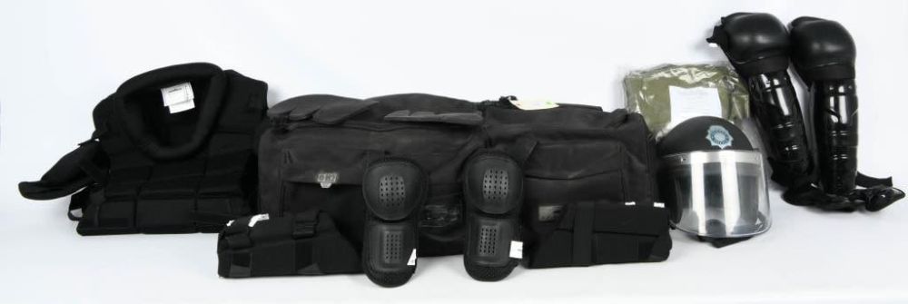 Lot 56: Law Enforcement Riot Bag with Accessories