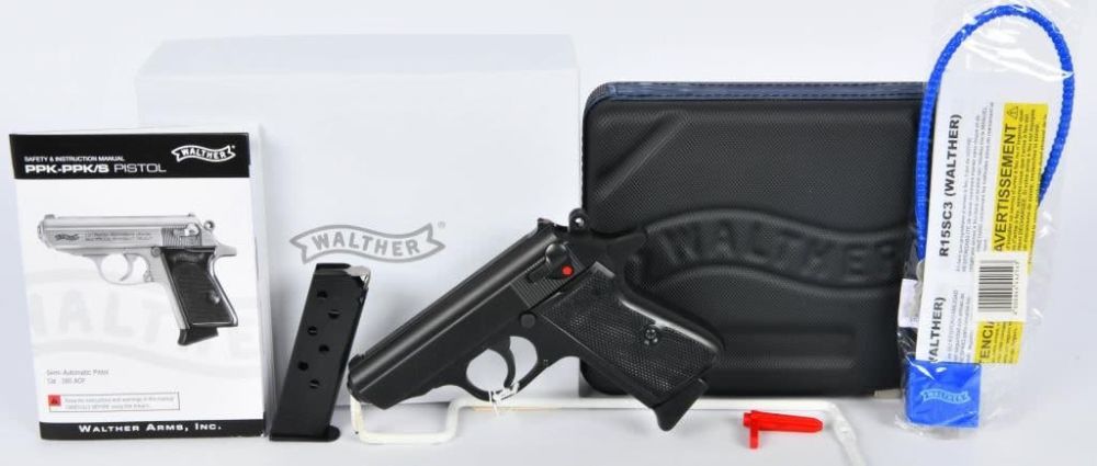 Lot 75: Cased Unfired Walther PPK/S Semi Auto Pistol .380