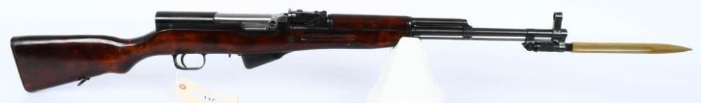 Lot 117: Russian SKS Type 45 Semi Auto Rifle 7.62X39