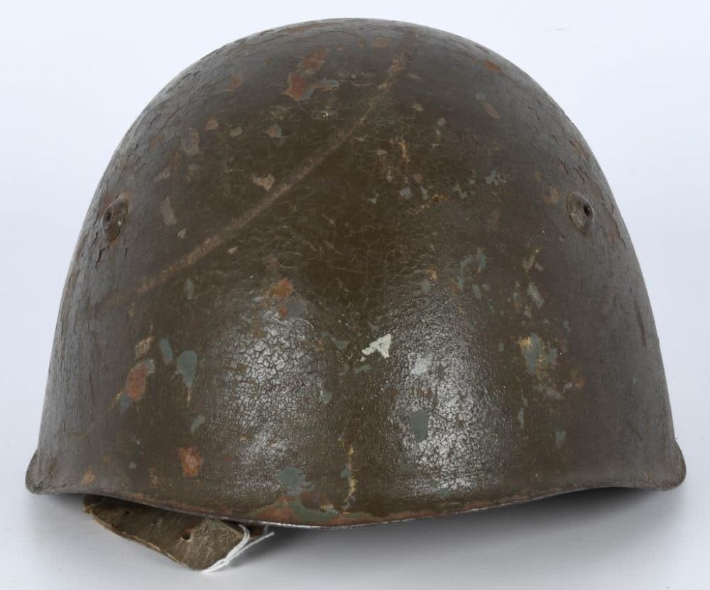 Lot 128: Italian Steel Helmet M33/47 appears first model