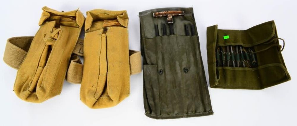 Lot 146: M.E.Co. 1952 Belt 37 pattern Webbing Belt with pou