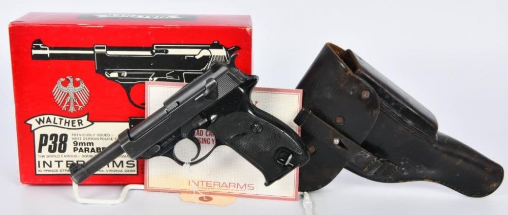 Lot 156: Walther P38 ULM/DO 9mm Semi Auto Pistol