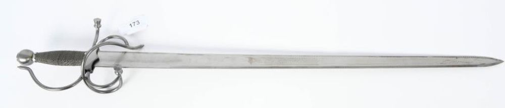 Lot 173: Toledo Made In Spain Swept Hilt Rapier Sword