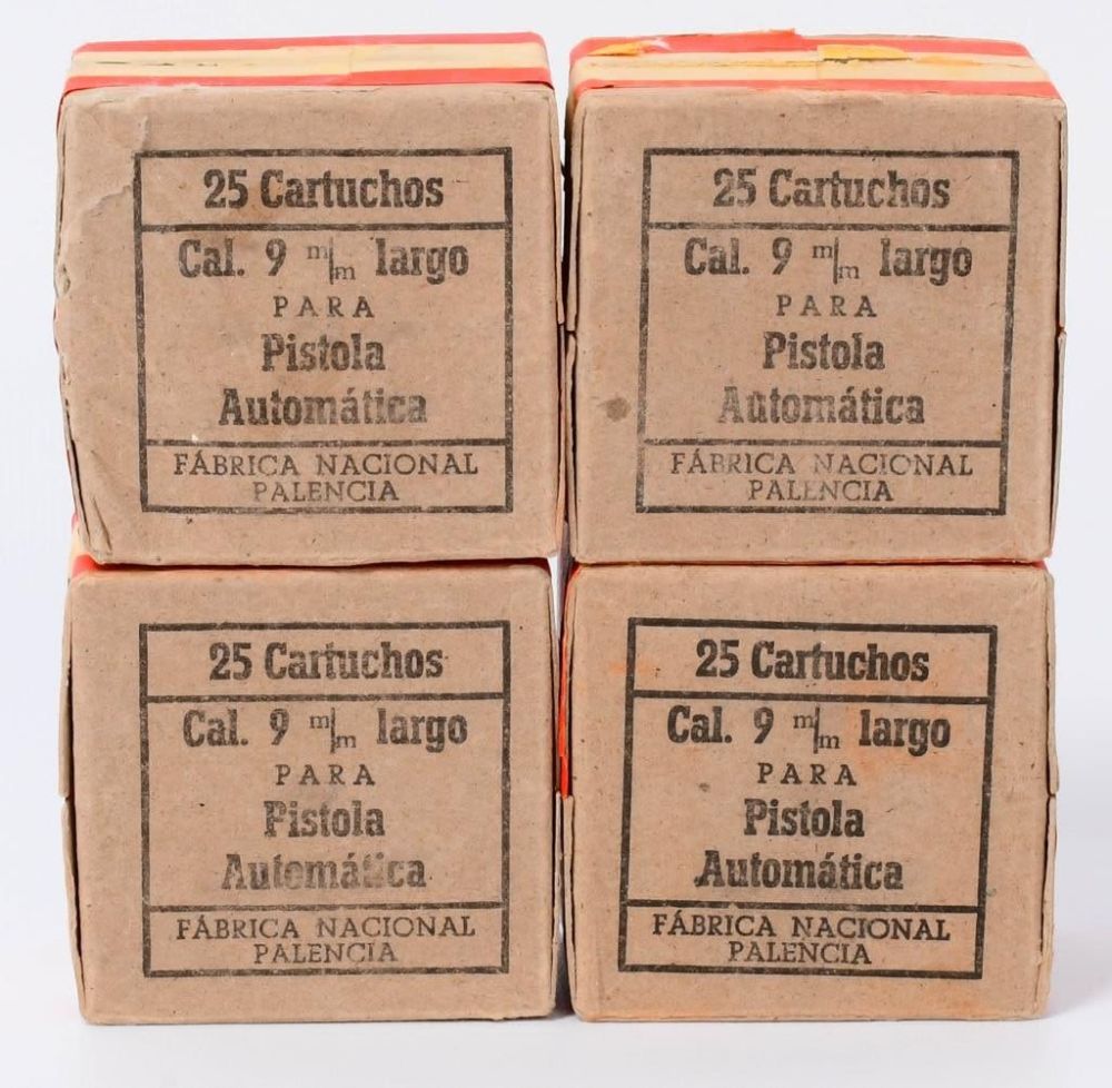 Lot 199: 100 Rds of Fabrica Nacional 9mm Largo Para Ammo