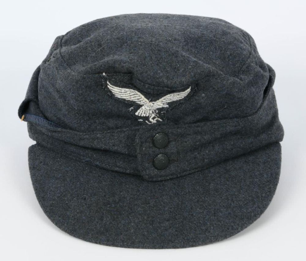 Lot 200: M-43 Luftwaffe Field Cap-winter-Wool F. Wetssbach