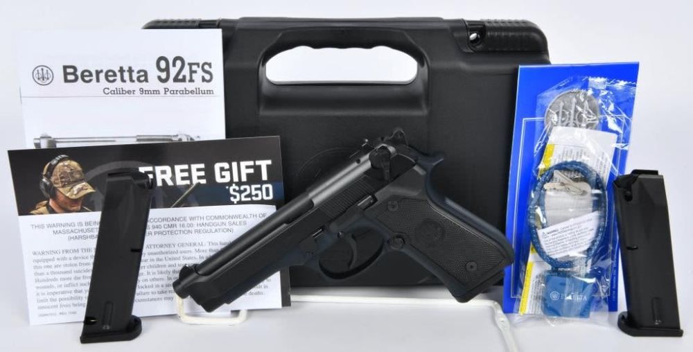 Lot 204: NEW Beretta 92FS Police Special 9MM Semi Auto