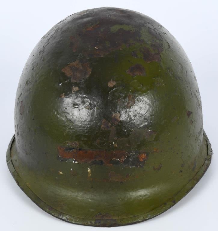 Lot 218: U.S. Military M1 Steel Pot Helmet