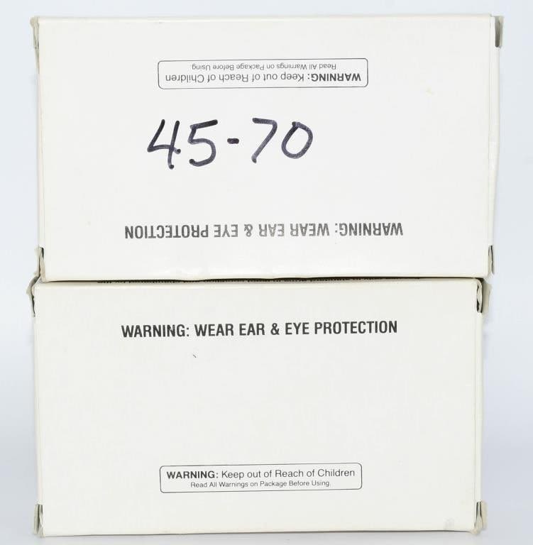 Lot 274: 40 Rounds of .45-70 Government Ammunition