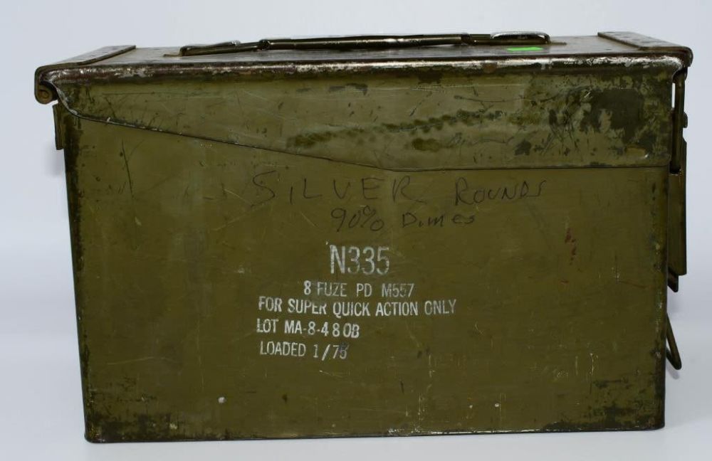 Lot 322: Military Metal Heavy Duty Ammo Can