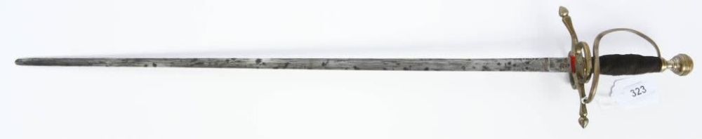 Lot 323: Swept Hilt Rapier Sword by Coulaux & Cie Klingenth