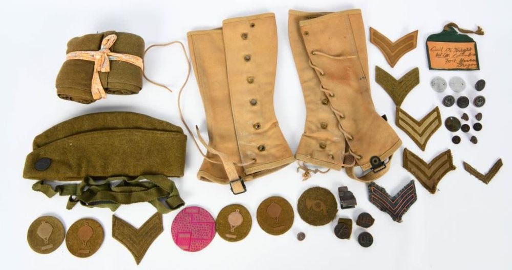 Lot 338: Misc. U.S. Military Mixed Goods Lot