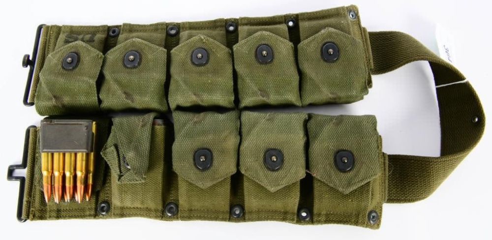 Lot 364: U.S. Military Belt Cartridge Carrier .30 cal