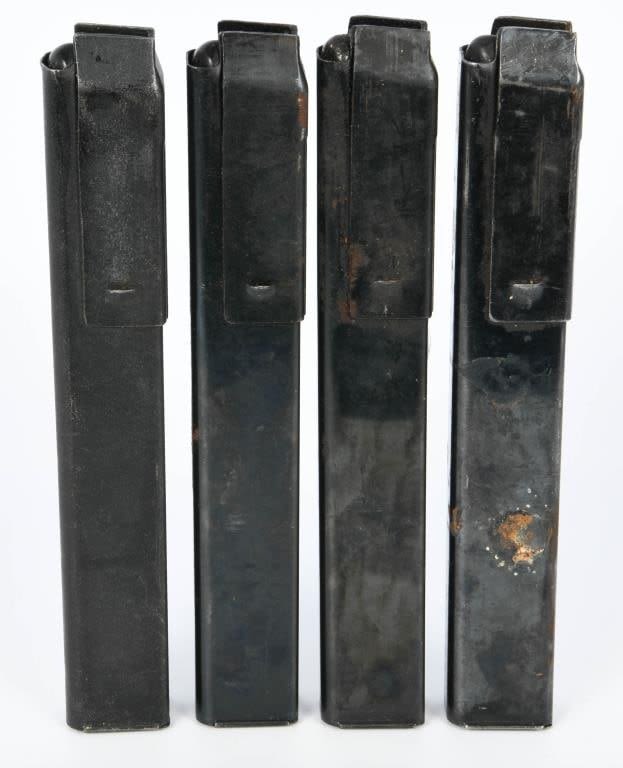 Lot 413: 4 Unmarked M3 Grease Gun 30 Round Magazines