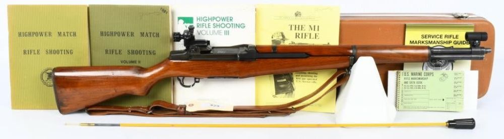 Lot 429: Springfield M1 Garand Marksman Rifle .30-06