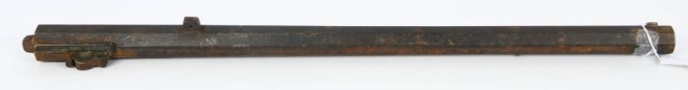 Lot 491: Antique Flintlock Rifle 22" Heavy Octagon Barrel