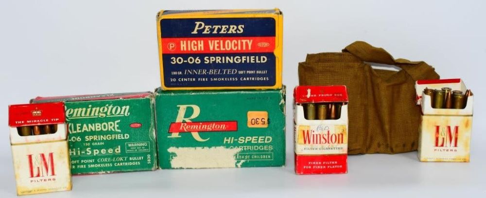 Lot 496: Approx 100 Rounds of Mixed .30-06 SPRG Ammo