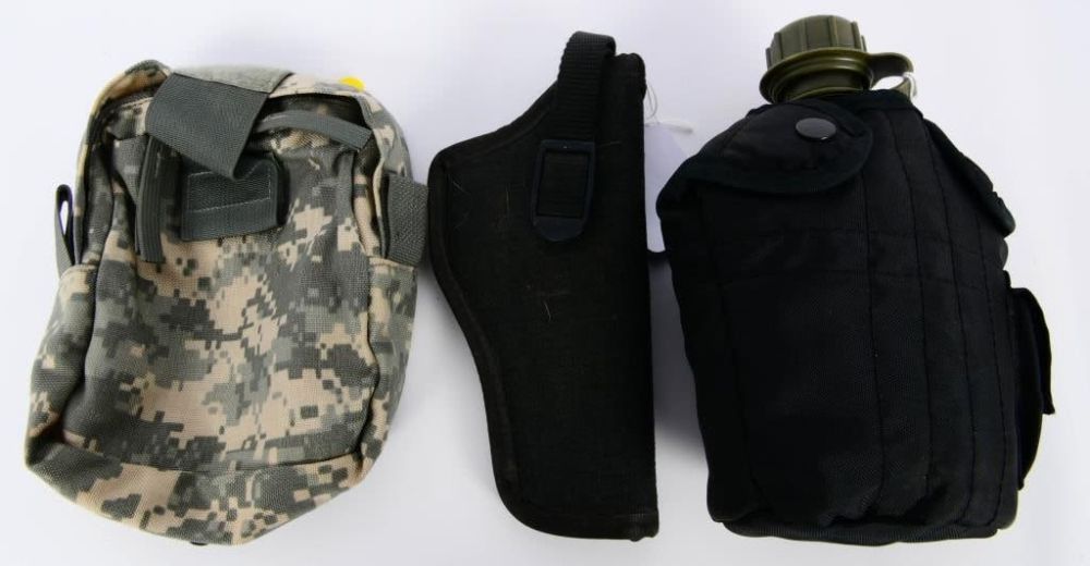 Lot 512: Canteen & Case, Sidekick Nylon Holster & Medic Poc