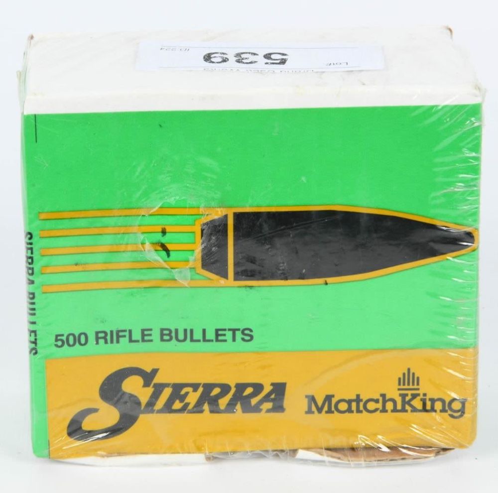 Lot 539: 500 Count of Sierra Matchking 6mm Bullet Tips