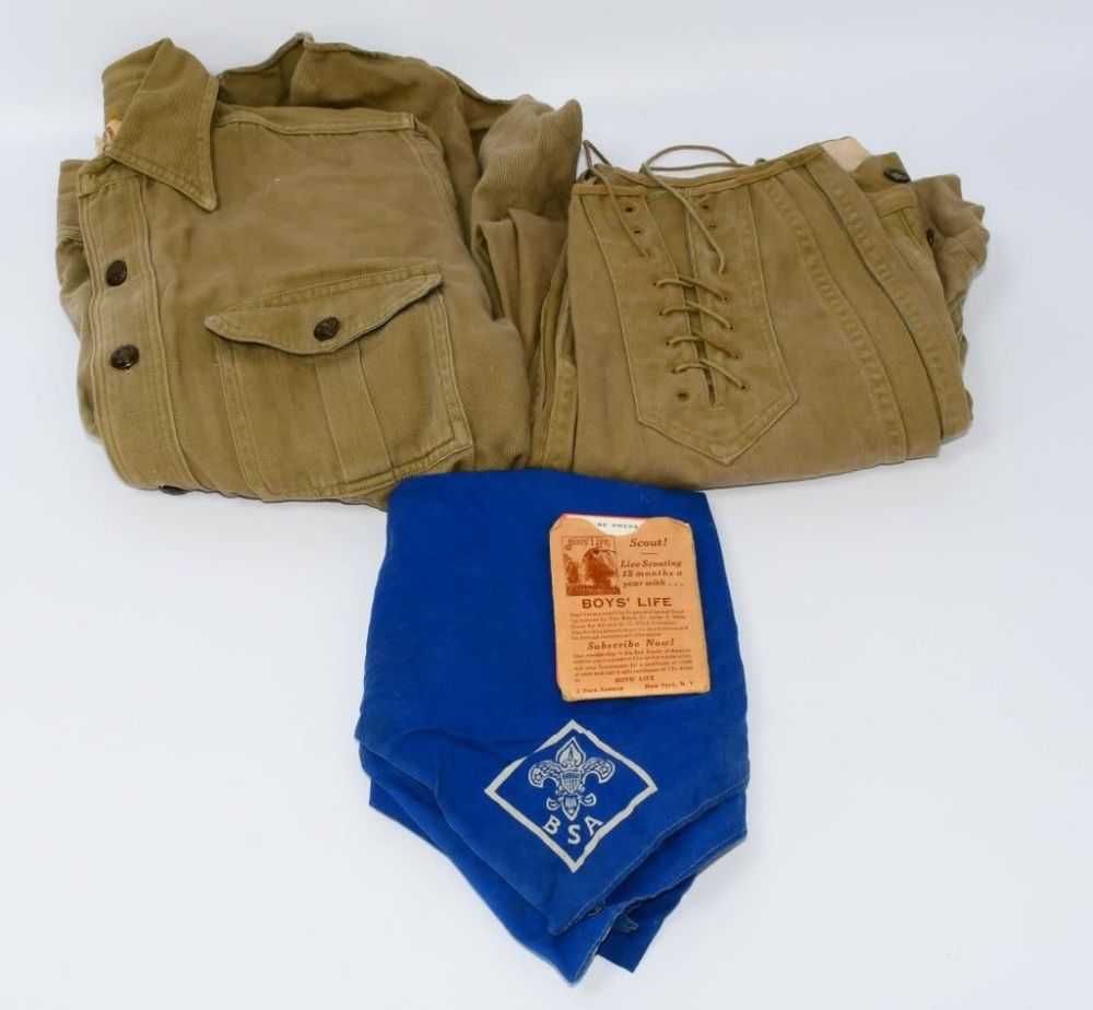 Lot 542: Vtg Boy Scouts of America Official Uniform 1937