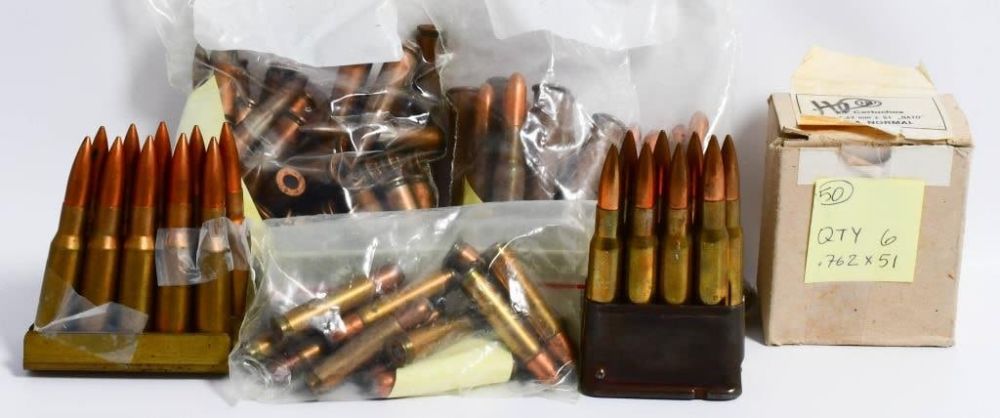 Lot 544: Huge Lot of Various Military Ammo .30-40, .30-06,