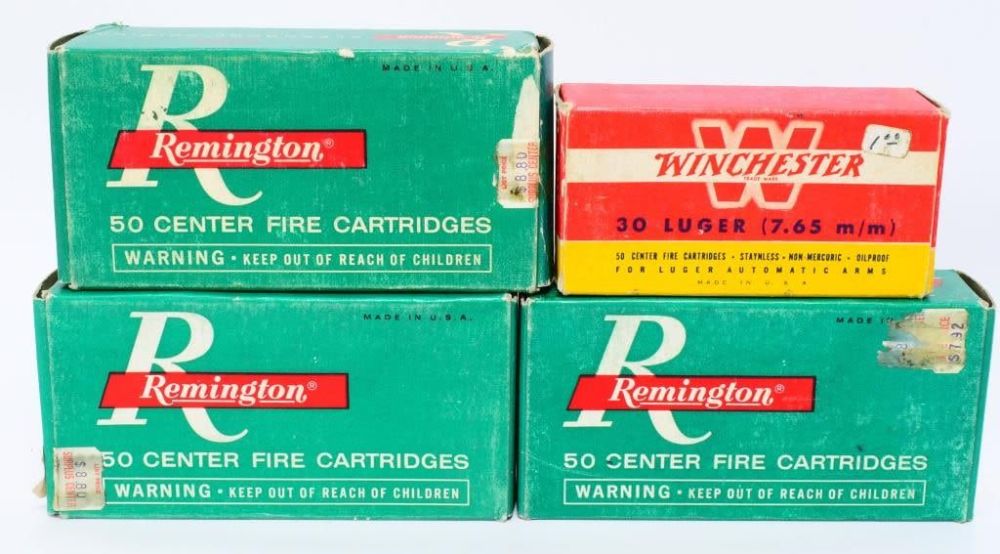Lot 553: 198 Rounds of .30 Luger (7.65MM) 93 Grain