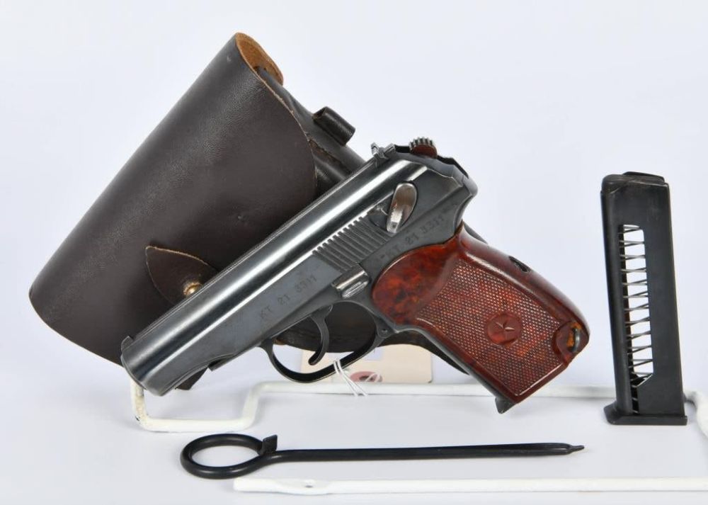 Lot 555: Bulgarian Circle 10 Makarov Semi Auto Pistol