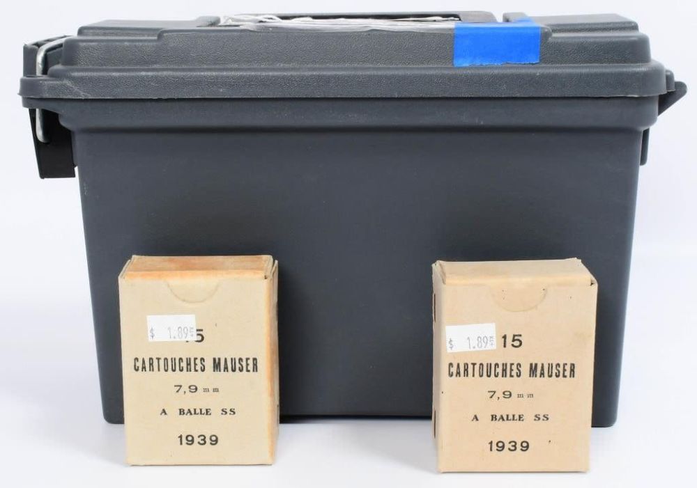 Lot 1051: 135 Rounds of 8mm Mauser Ammunition