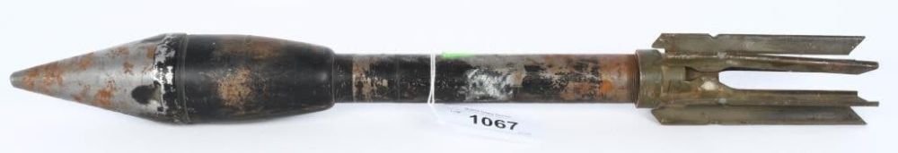 Lot 1067: WWII US Army M7A1 Practice Rocket - Bazooka