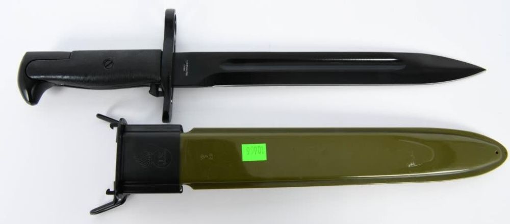 Lot 1073: Military Surplus M1 Garand Bayonet & Scabbard