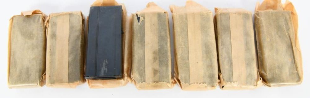 Lot 1082: 7 Factory Wrapped 15 Rd .30 Carbine Magazines