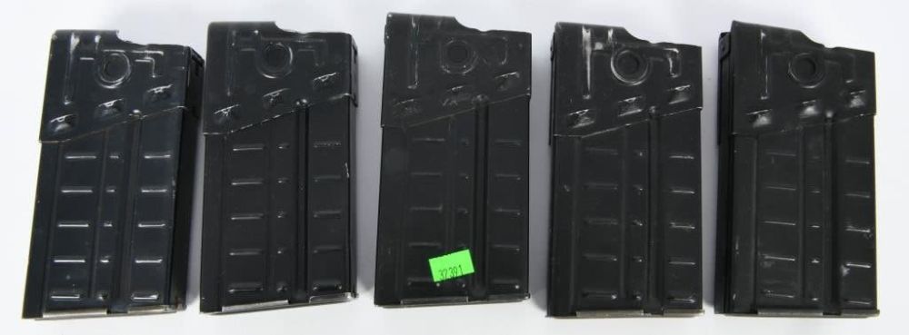 Lot 1112: 5 G3 20 Round Military Surples Magazines, 2
